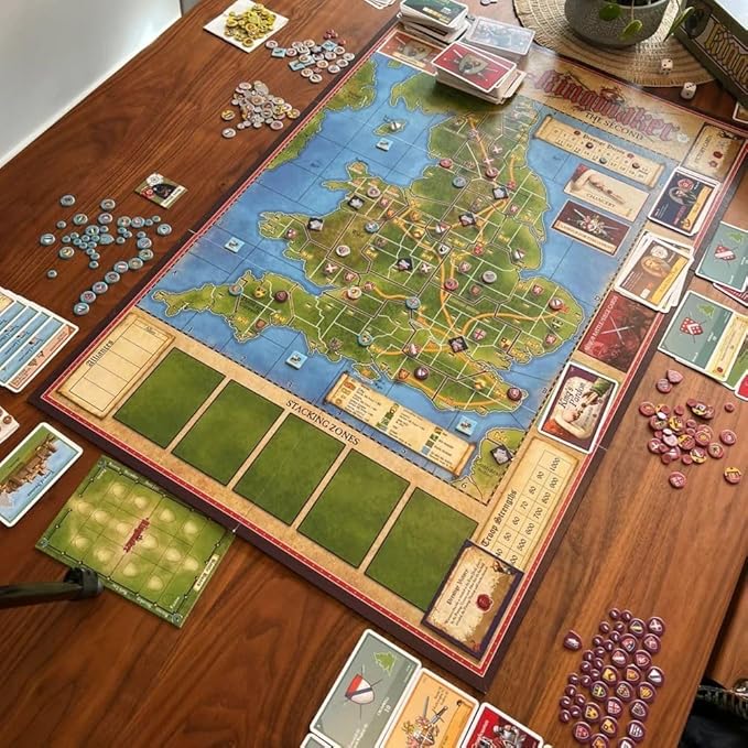 Kingmaker – Board Game by Gibsons Games -1-6 Players – 60-120 Minutes of Gameplay – Games for Game Night – Teens and Adults Ages 14+ - English Version