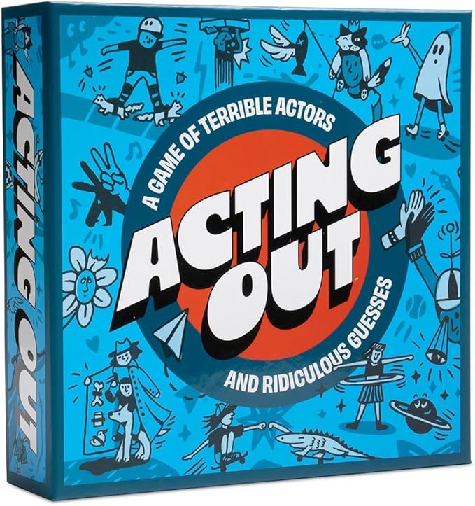 Acting Out [Fun Charades & Guessing Card Game For Kids, Tweens, And Adults | 200 Hilarious Card Prompts | Perfect For Family Game Night, Gifts, Reunions, Groups, Parties & More | Ages 12 And Up]