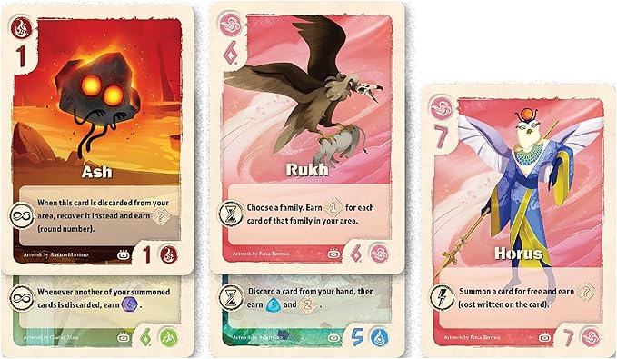 Renegade Game Studios: The Vale of Eternity: Artifacts Expansion - Drafting Collection Card Game, Tame & Hunt Monsters/Creatures, Age 14+, 2-4 Players