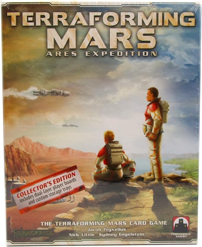 Stronghold Games Terraforming Mars Ares Expedition Card Game Collectors Edition ,1 to 4 players, Orange