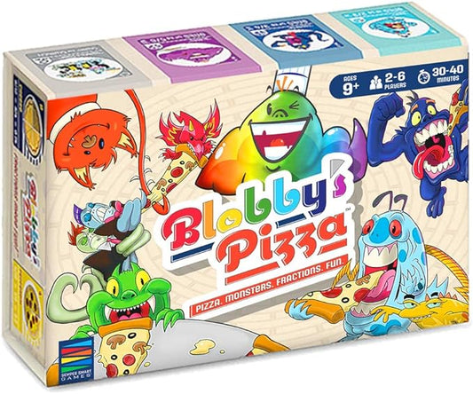 Blobby's Pizza Math Card Game: Crazy Fun Strategic Pizza Eating Contest Between Cute Monsters!