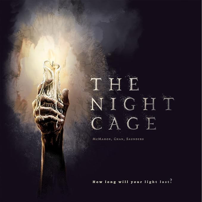 The Night Cage by Smirk and Dagger, a Spooky Cooperative Strategy Game, 1-5 Players Lost in a Dark Maze with only a Candle, Fun Horror Themed Tile Laying and Perfect for Game Night, Adults, Teens 14+