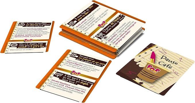 Pop Com - Hillarious Party Game, 364 Challenges to Become Advertising Champions, Offbeat Family Card Game, Ages 13+, 4-14 Players, 20 Min