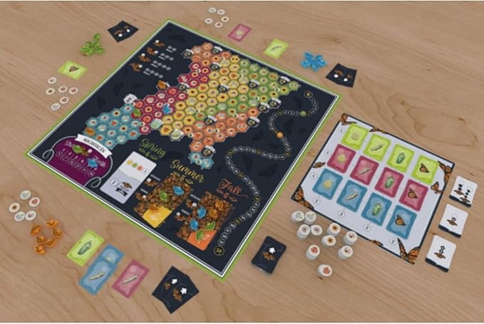Alderac Entertainment Group (AEG) Mariposas Board Game, Play The Monarch Butterfly Migration, Learn About Nature, Ages 14+, 2-5 Players, 45-75 Min, Alderac Entertainment Group (AEG)