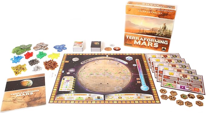 Terraforming Mars Board Game-Award Winning Strategic Space Adventure Game for Family Game Night, Competitive Play&High Replay Value-Adults, Cardboard,Teens&lovers of Board Games by Stronghold Games 