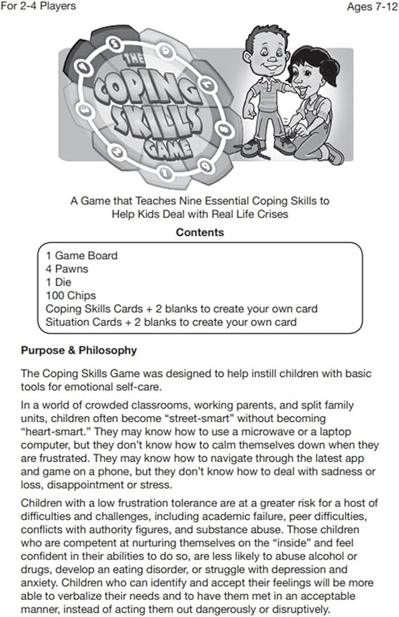 The Coping Skills Game: Nine Essential Skills to Teach Kids How to Deal with Real-Life Problems