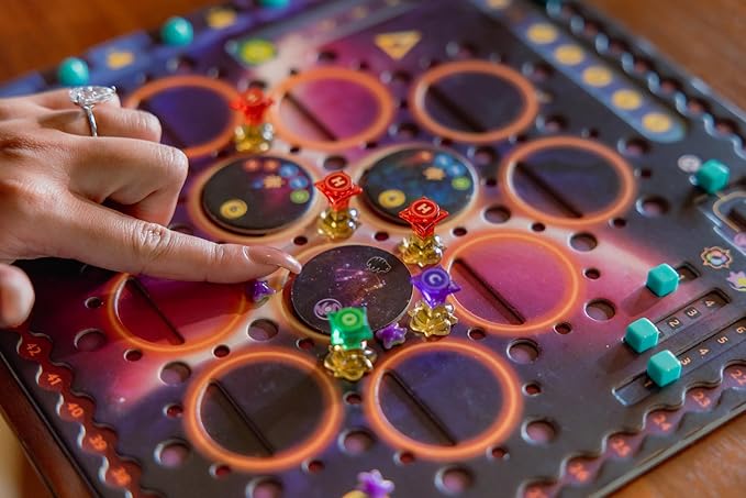 Crafting The Cosmos Board Game - Build The Galaxy with Stellar Resource Management! Sci-Fi Strategy Game for Kids & Adults, Ages 14+, 2-4 Players, 60-90 Minute Playtime, Made by Office Dog