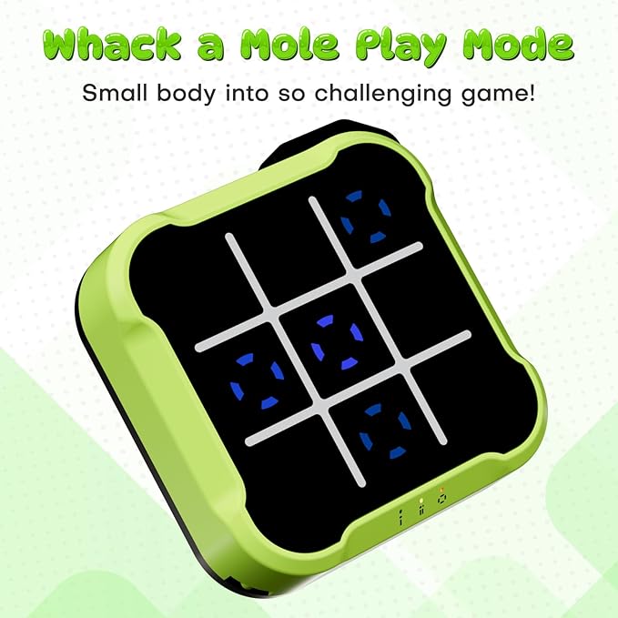 Electronic Tic Tac Toe Bolt Game, Handheld Digital Board Game Console, Electric Puzzle Game for Educational and Memory Growth, Portable Travel Games for Car Ride, Gift Ideal for Kids and Adults