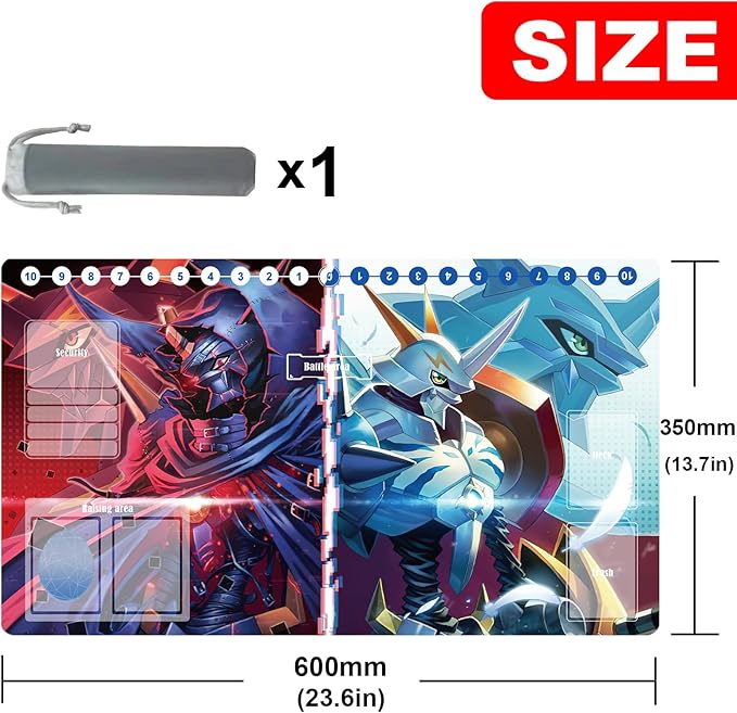 DTCG playmat Duel Mat Gaming Competition Pad Card Binder Deck 35x60CM 13.7x23.6in