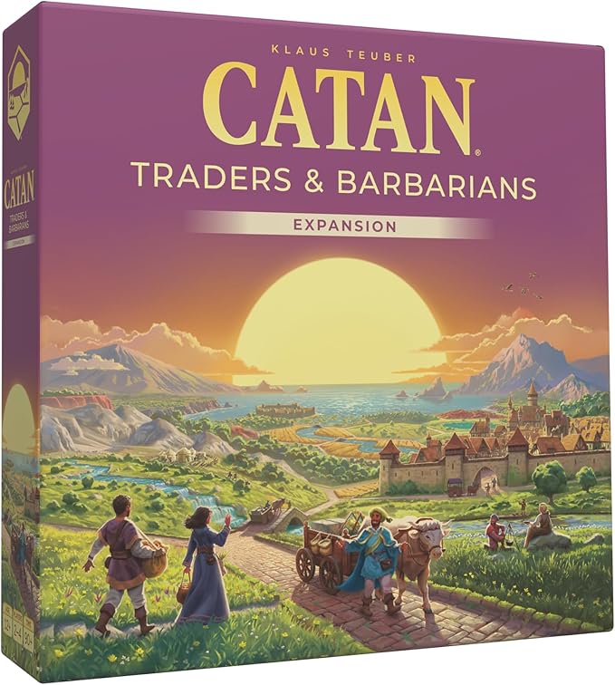 CATAN Traders & Barbarians Board Game Expansion (6th Edition) Explore New Adventures, Strategy Game for Kids & Adults, Ages 12+, 3-4 Players, 90 Minute Playtime, Made by Catan Studio