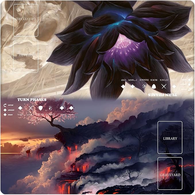 MTG Playmat Table Mats Size 60X60 cm Mousepad Compatible for MTG RPG CCG Trading Card Game Play mats Original Play Mat Art Designs & Accessories…