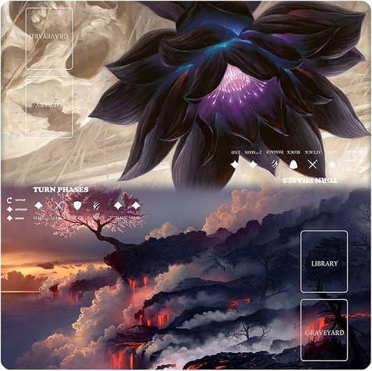 MTG Playmat Table Mats Size 60X60 cm Mousepad Compatible for MTG RPG CCG Trading Card Game Play mats Original Play Mat Art Designs & Accessories…