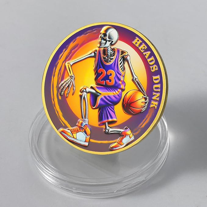 Memento Mori Coin Momento Mori Coin Skull Coin Stoic Gifts Memento Mori Calendar Living Memento Mori Amor Fati Coin (Skeleton Decision)