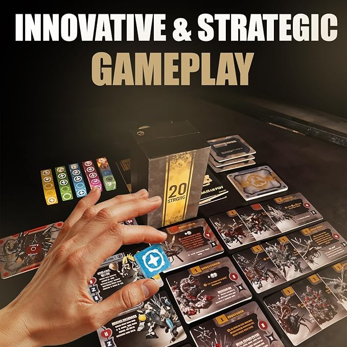 Chip Theory Games 20 Strong Solar Sentinels Base Strategy Game 1 Player Solo Game for Adults, Teens Ages 14+