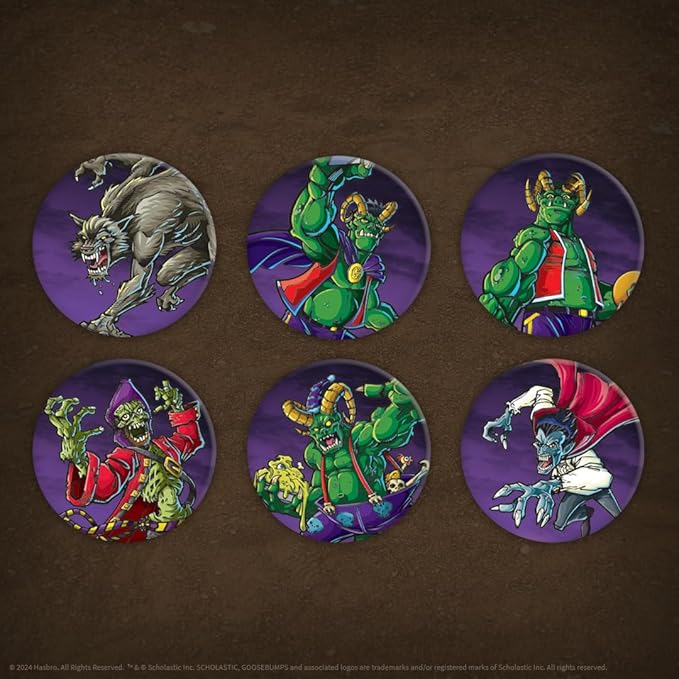 CLUE: Goosebumps, Classic Board Game Inspired R.L. Stine’s Goosebumps Novels, Thwart Slappy's Sinister Plan with Friends and Family of All Ages, Officially Licensed Scholastic Merchandise