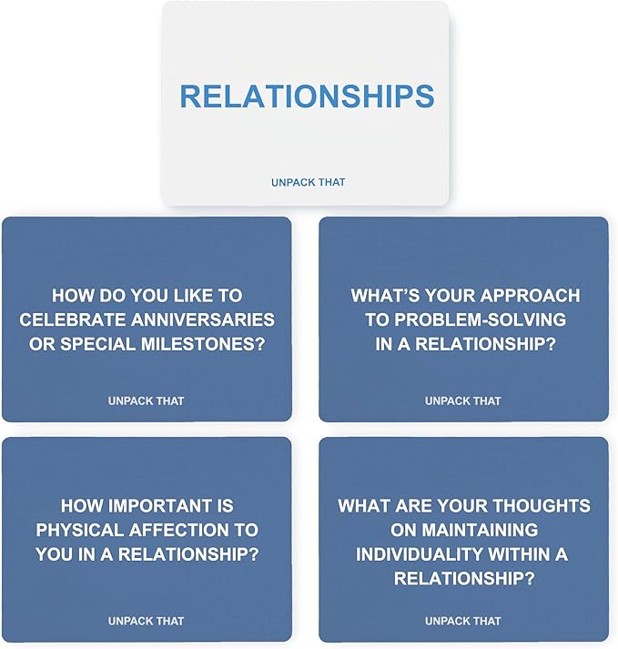 Intentional Dating Couples Game – 100 Deep Relationship Questions – Discover Compatibility, Spark Meaningful Conversations, Build Stronger Connections