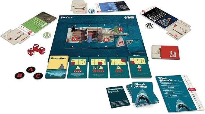 Ravensburger Jaws Board Game - Thrilling Strategy and Suspense Game for Teens and Adults | Interactive Gameplay | Ideal for Gifting | Suitable for Ages 12+