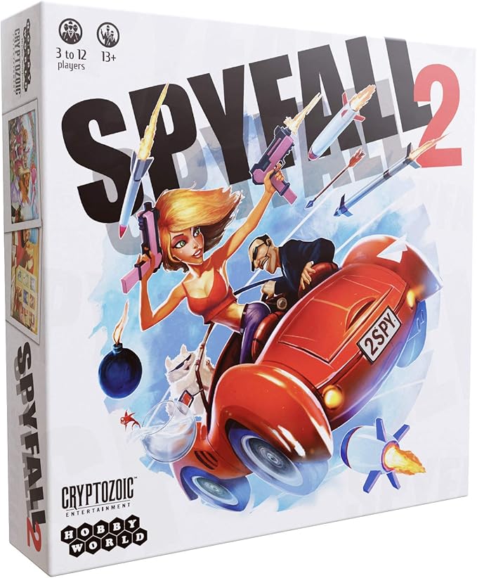 Spyfall 2 - The Perfect Party Game - Find the Spy Before Time Runs Out - Up to 3 to 12 Players - Board Games for Teens and Adults - Ages 13+