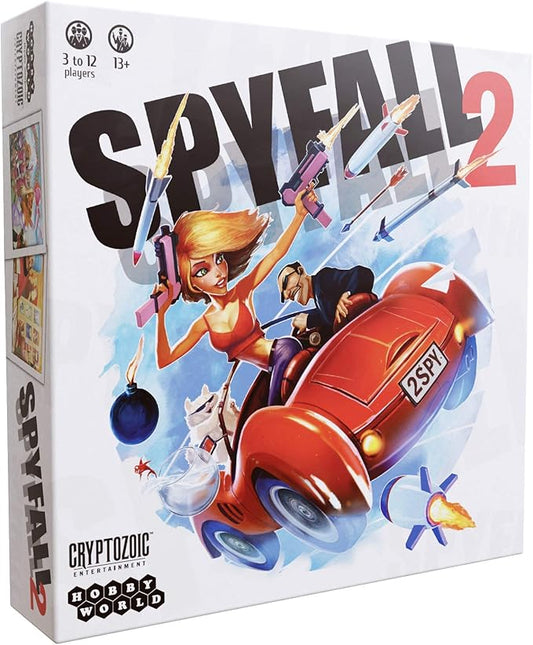 Spyfall 2 - The Perfect Party Game - Find the Spy Before Time Runs Out - Up to 3 to 12 Players - Board Games for Teens and Adults - Ages 13+
