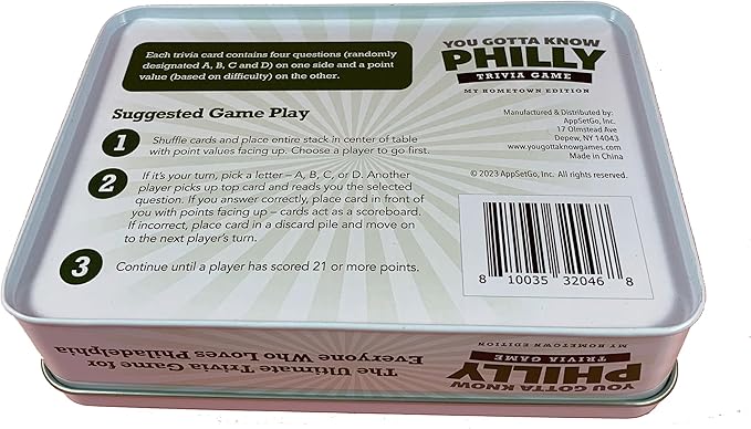 You Gotta Know Philadelphia Hometown - Trivia Game