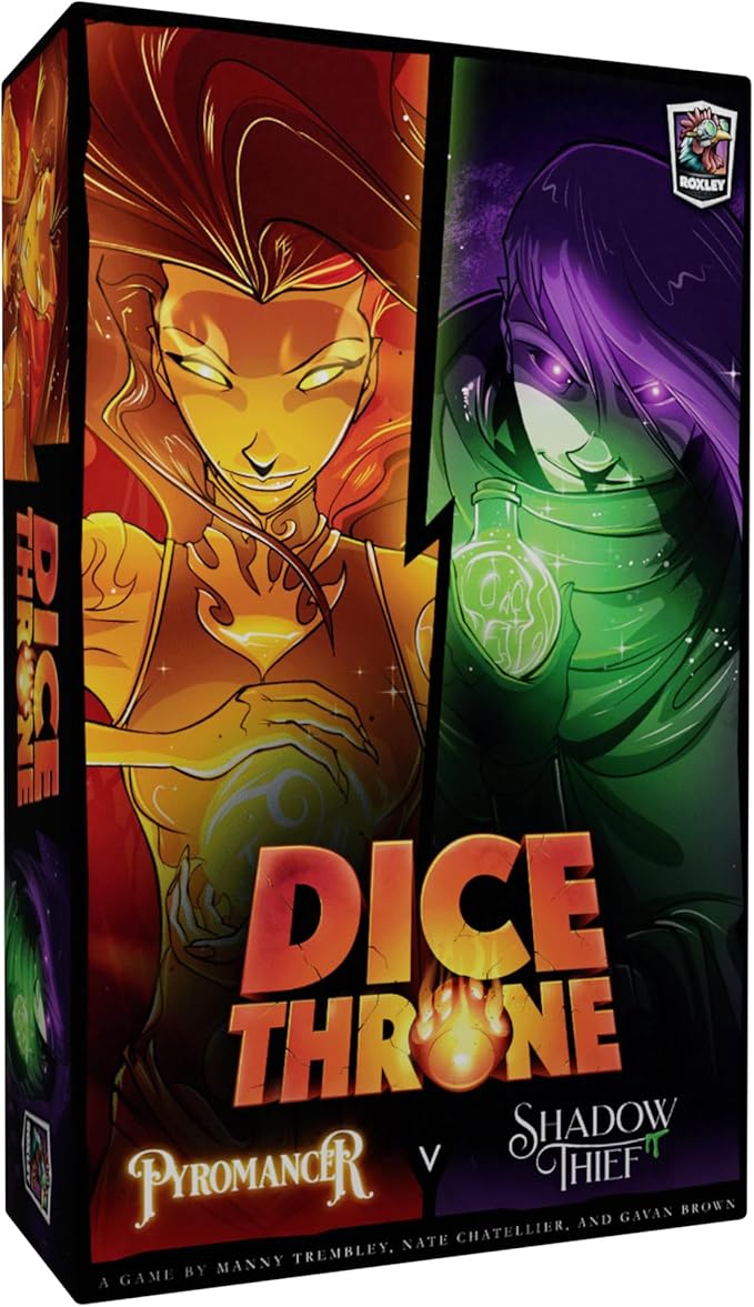 Two Hero Box - Pyromancer v Shadow Thief - Fast Playing Collectible Tabletop Game