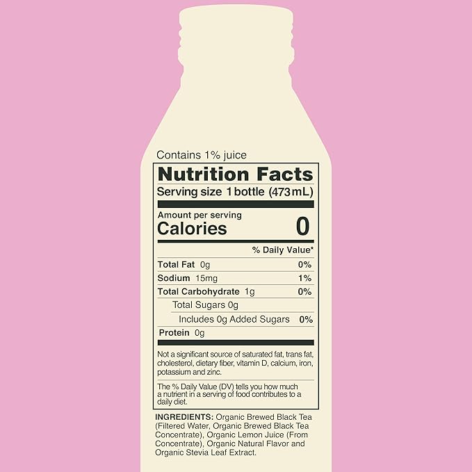 Saint James Iced Tea - Organic Black Tea - Non-GMO, Gluten Free, Zero Calorie, Zero Sugar - Red Raspberry, 12 Pack (16 fl oz each)