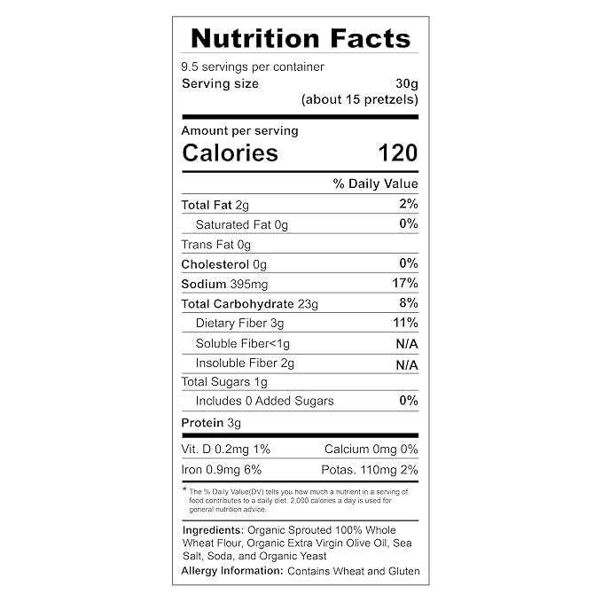 Unique Snacks Sprouted Splits Pretzels, Sprouted Pretzels, Delicious Homestyle Baked Snack Bag, OU Kosher, and Non-GMO Food, No Artificial Flavor, 8 Oz. Bag, Pack of 3