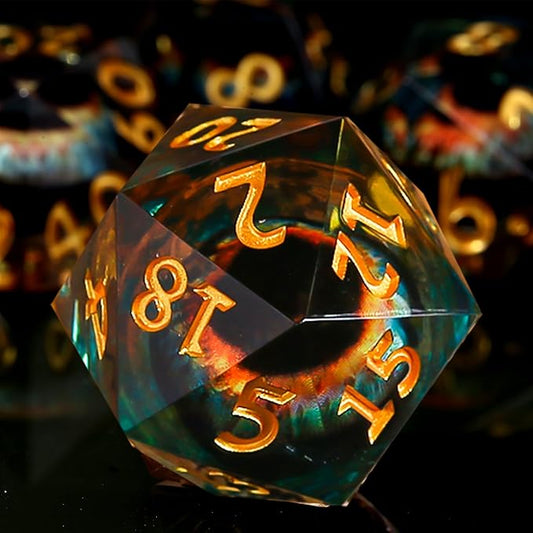 DND Dice,Dragon Eye Dice Set, Dice for Dungeons and Dragons Games