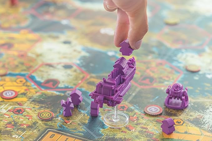 Stonemaier Games: Scythe: The Wind Gambit Expansion | Add to Scythe (Base Game) | Adds Airships and Resolutions (Two New Modules) | 1-5 Players, 140 Mins, Ages 14+