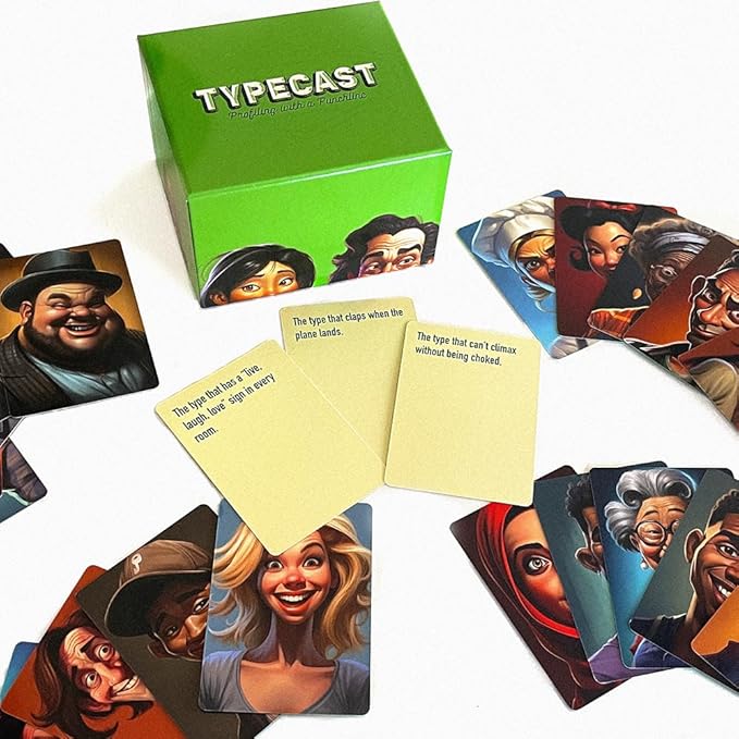 Typecast – Profiling with a Punchline – The Hilariously Edgy Adult Party Game of Stereotypes & Social Judgment