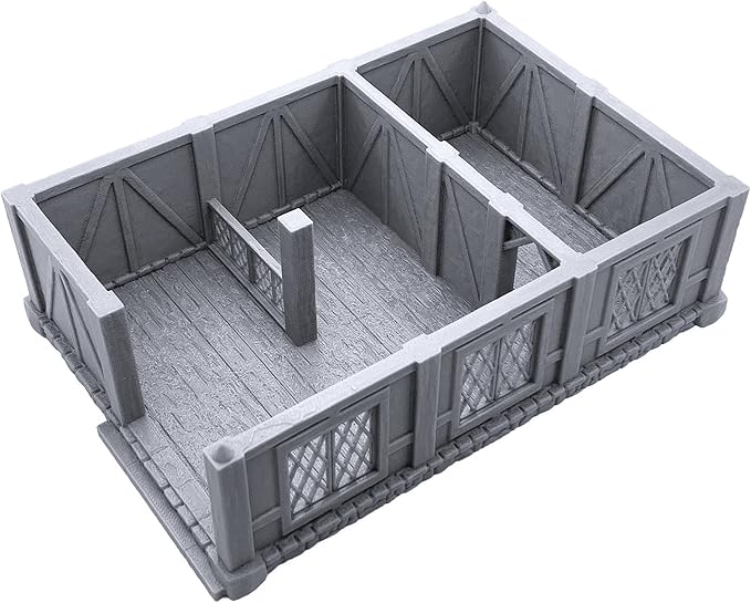 Ulvheim Merchant House - Stable by Terrain4Print, 3D Printed Tabletop RPG Scenery and Wargame Terrain for 28mm Miniatures