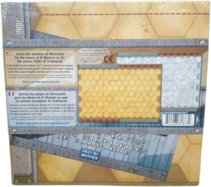 Memoir '44 Winter-Desert Map EXPANSION - Expand Your Battlefield Horizons! Strategy Game for Kids & Adults, Ages 8+, 2 Players, 30-60 Minute Playtime, Made by Days of Wonder
