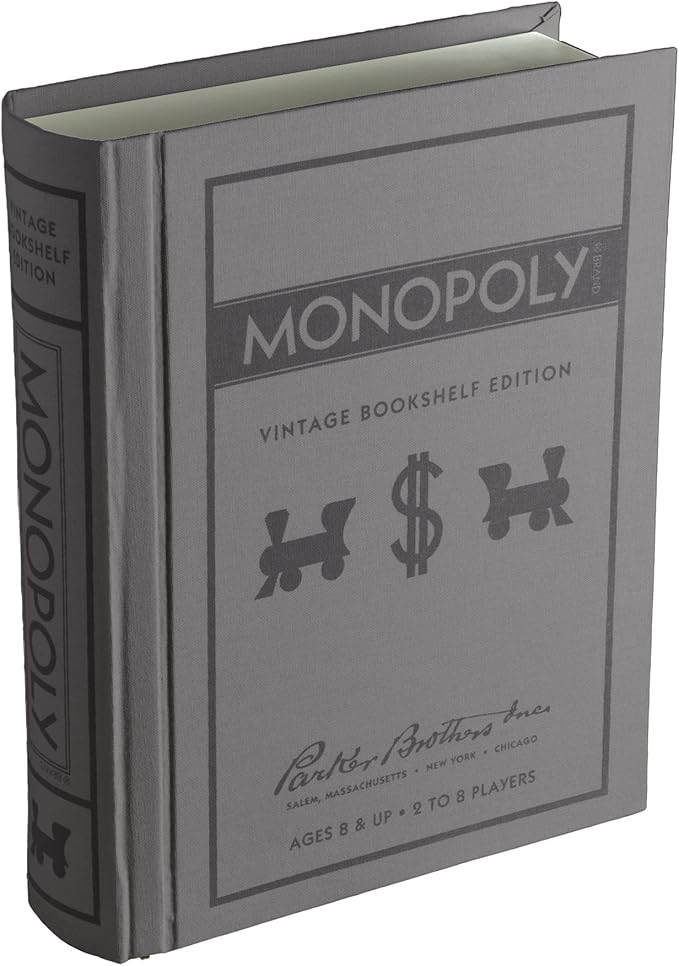 WS Game Company Monopoly Vintage Bookshelf Edition