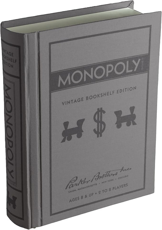 WS Game Company Monopoly Vintage Bookshelf Edition