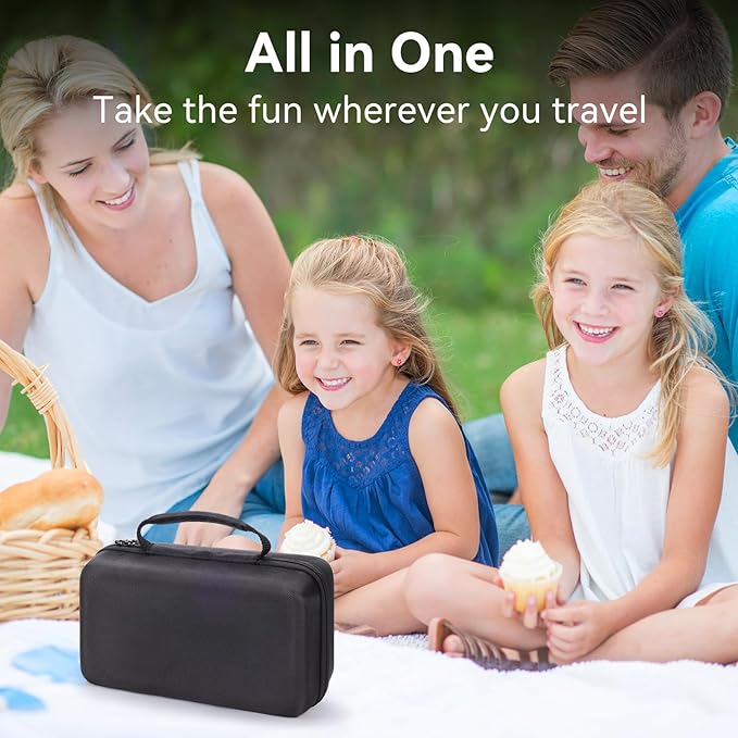 Rummy Cube 6 Player Edition with 6 Wooden Racks 160 Tiles Rummy Cube Game with Case 6 Players Travel Size Rummy Game Large Number Rummy Tiles Travel Game Set for Family Classic Board Games