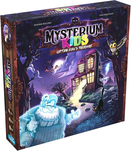 Mysterium Kids: Captain Echo's Treasure Board Game - Enchanting Cooperative Mystery Game for Young Detectives, Fun for Family Game Night, Ages 6+, 2-6 Players, 21 Minute Playtime, Made by Libellud