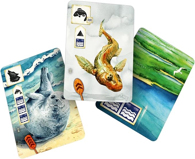 Meadow Downstream Board Game EXPANSION | Strategy Adventure Nature Fun Family for Adults and Kids Ages 10+ 1-4 Players Avg. Playtime 60-90 Minutes Made by Rebel,(REBMEAD3)