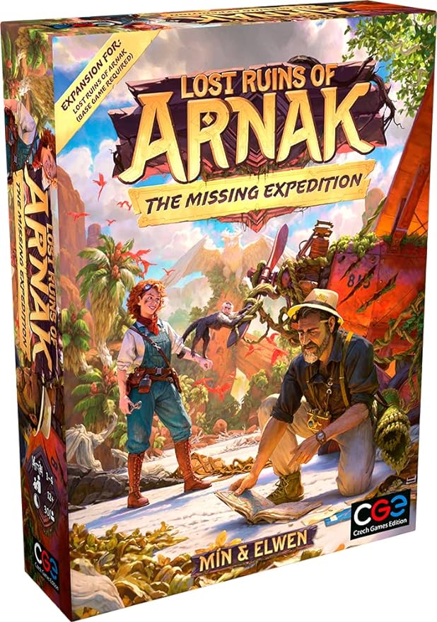 Lost Ruins of Arnak: Missing Expedition by CGE Czech Games Edition, Expansion Strategy Board Games