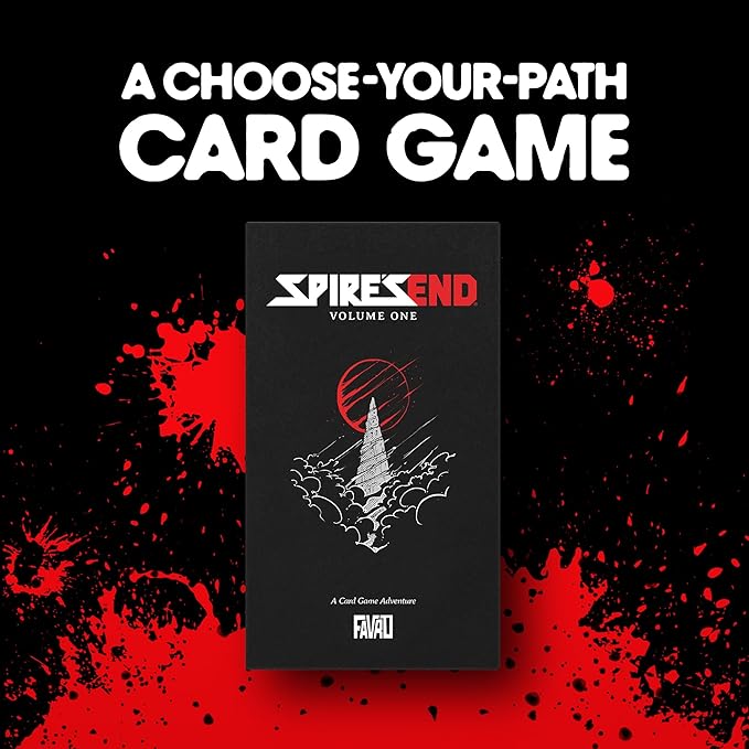 Spire's End: Volume 1 Card Game, Add to Your Choose-Your-Path Horror Adventure and Strategy Board Games, Immersive Solo or Cooperative Play for Ages 16 and Over, 1-2 Players, 60-90 Minute Playtime
