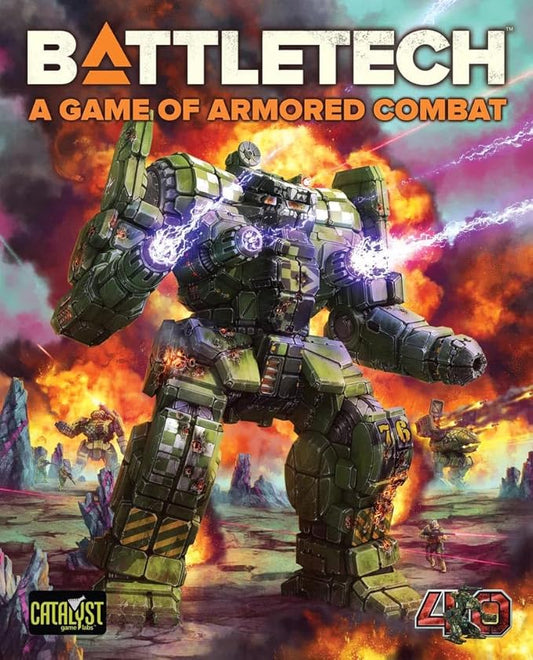 BattleTech Game of Armored Combat 40th Anniversary by Catalyst Game Labs, Strategy Board Game, for 2 Players and Ages 14+