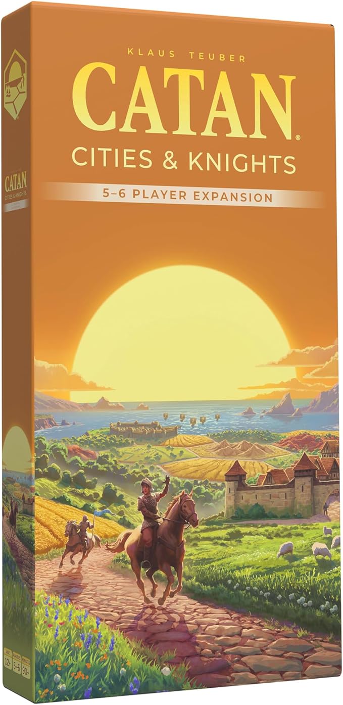 CATAN Cities & Knights 5-6 Player Board Game Extension (6th Edition) Add More Players, Strategy Game for Kids & Adults, Ages 12+, 3-6 Players, 90-120 Minute Playtime, Made by Catan Studio
