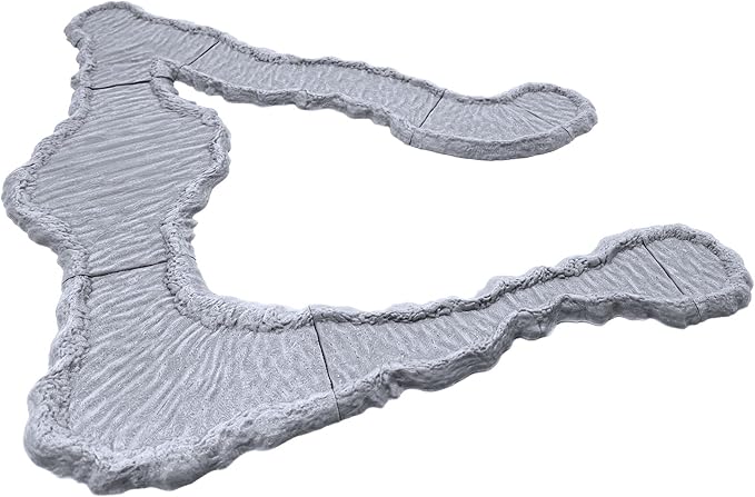 Modular Waterways, 3D Printed Tabletop RPG Scenery and Wargame Terrain for 28mm Miniatures