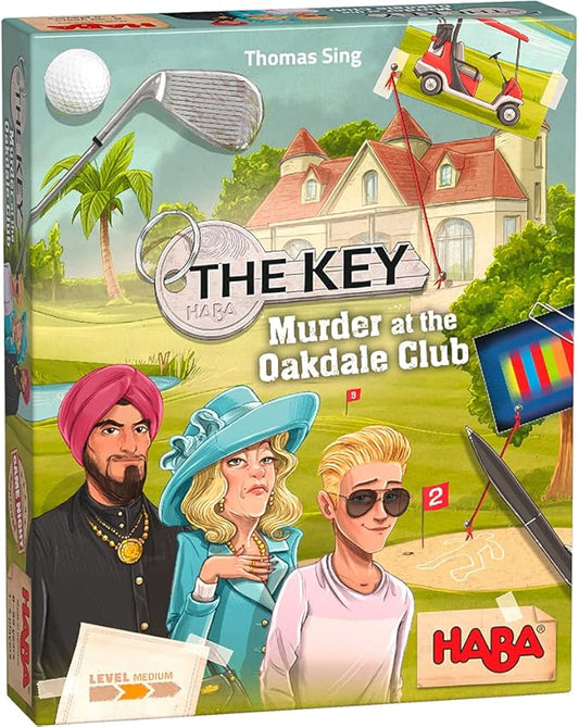 HABA 305941 The Key – Murder at The Oakdale Club- an Investigation Game for Ages 8 + English Version (Made in Germany)