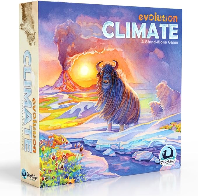 Northstar Game Studio - Evolution Climate Board Game - Includes Climate Expansion | Create Species in This Strategy Game for Adults, Teens and Families | 2-6 Players, Age 12+