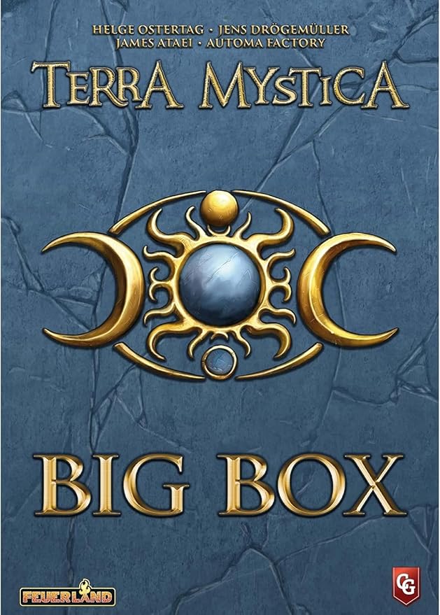 Terra Mystica: Big Box - Contains: Terra Mystica: Base Game, Fire & Ice Expansion, Merchants of The Seas Expansion by Automa Factory. Ages 14+, 1-5 Players, 30 Min Per Player