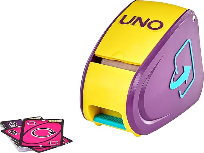 Mattel Games UNO Flip Attack Card Game for Kids, Adults & Family Nights, Combines UNO Flip & Attack in One Game