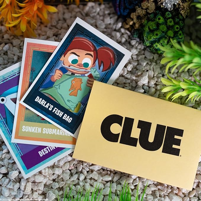 CLUE: Finding Nemo | Collectible Clue Game Based on Disney and Pixar’s Animated Films | Great for Family Game Night | Officially-Licensed Game with Familiar Locations and Iconic Characters