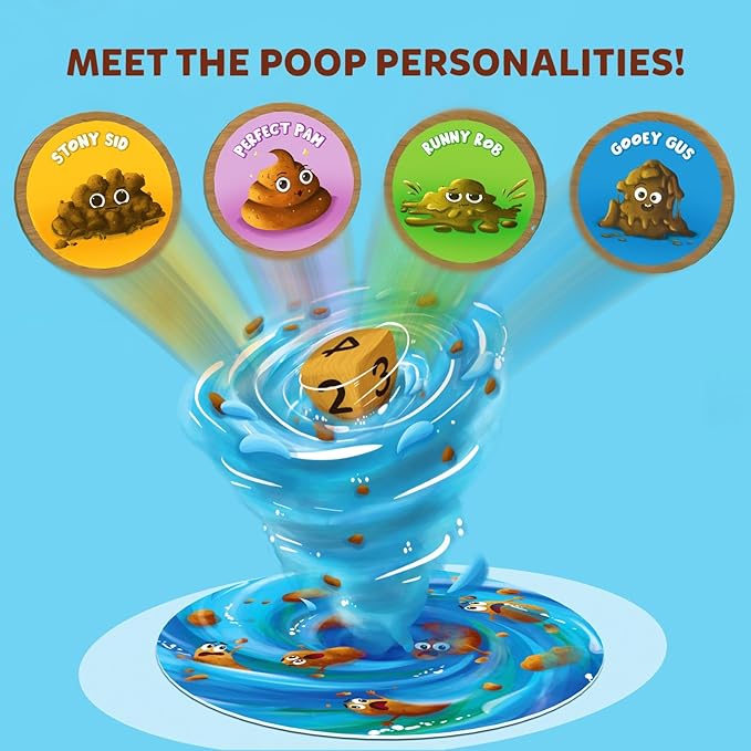 Skillmatics Card Game - Poop Wars, Fun & Fast-paced Game of Strategy, Party Game for Kids for Girls & Boys Ages 6, 7, 8, 9 & Up