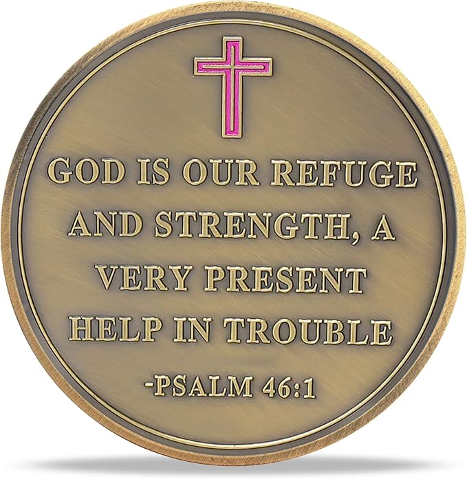 Beach Footprints Religious Coin – Inspirational Bible Verse Medallion for Faith-Based Gifts, Spiritual Encouragement for Men & Women