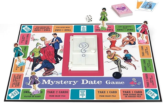 WS Game Company Mystery Date Nostalgia Edition Board Game in Collectible Tin